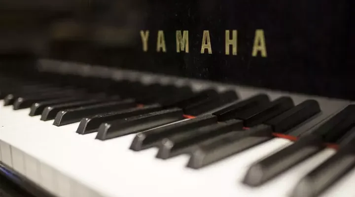 galleria03 Yamaha fyygelin koskettimet ja kosketinkansi jossa YAMAHA teksti