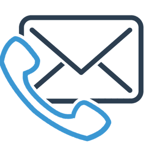 Kuvake puhelin ja kirje